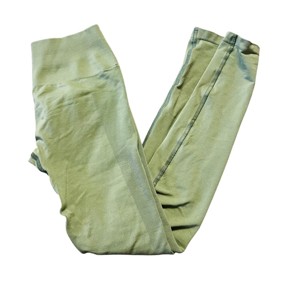 Women's High-Waist Olive Green Leggings